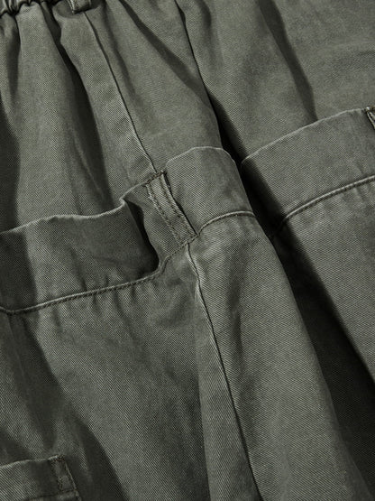 Aelfric Eden Pleated Pocket Baggy Barrel Pants