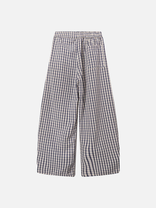 Aelfric Eden Plaid Charm Baggy Barrel Sweatpants