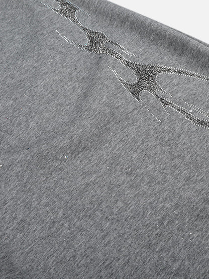 Aelfric Eden Rhinestone Thorn Baggy Barrel Sweatpants