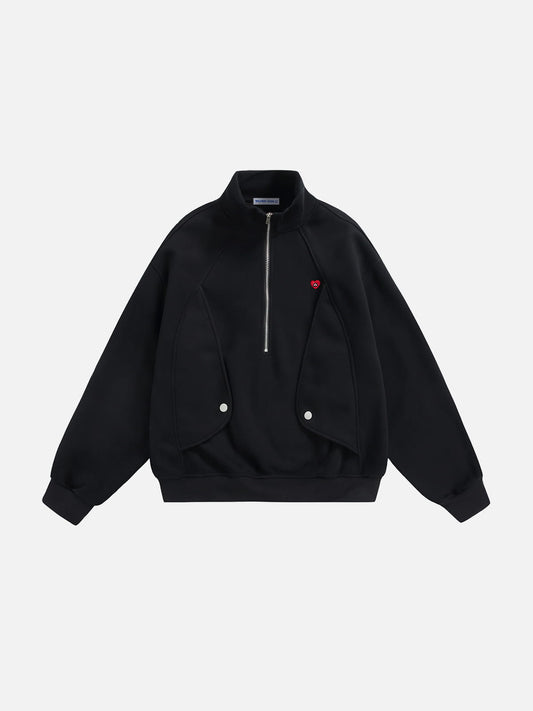 Aelfric Eden Boxy Half Zip Sweatshirt