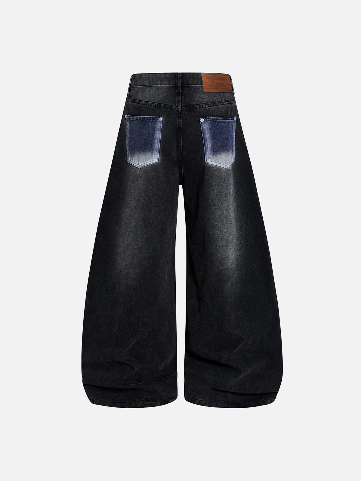 Aelfric Eden Snap Panel Baggy Barrel Jeans