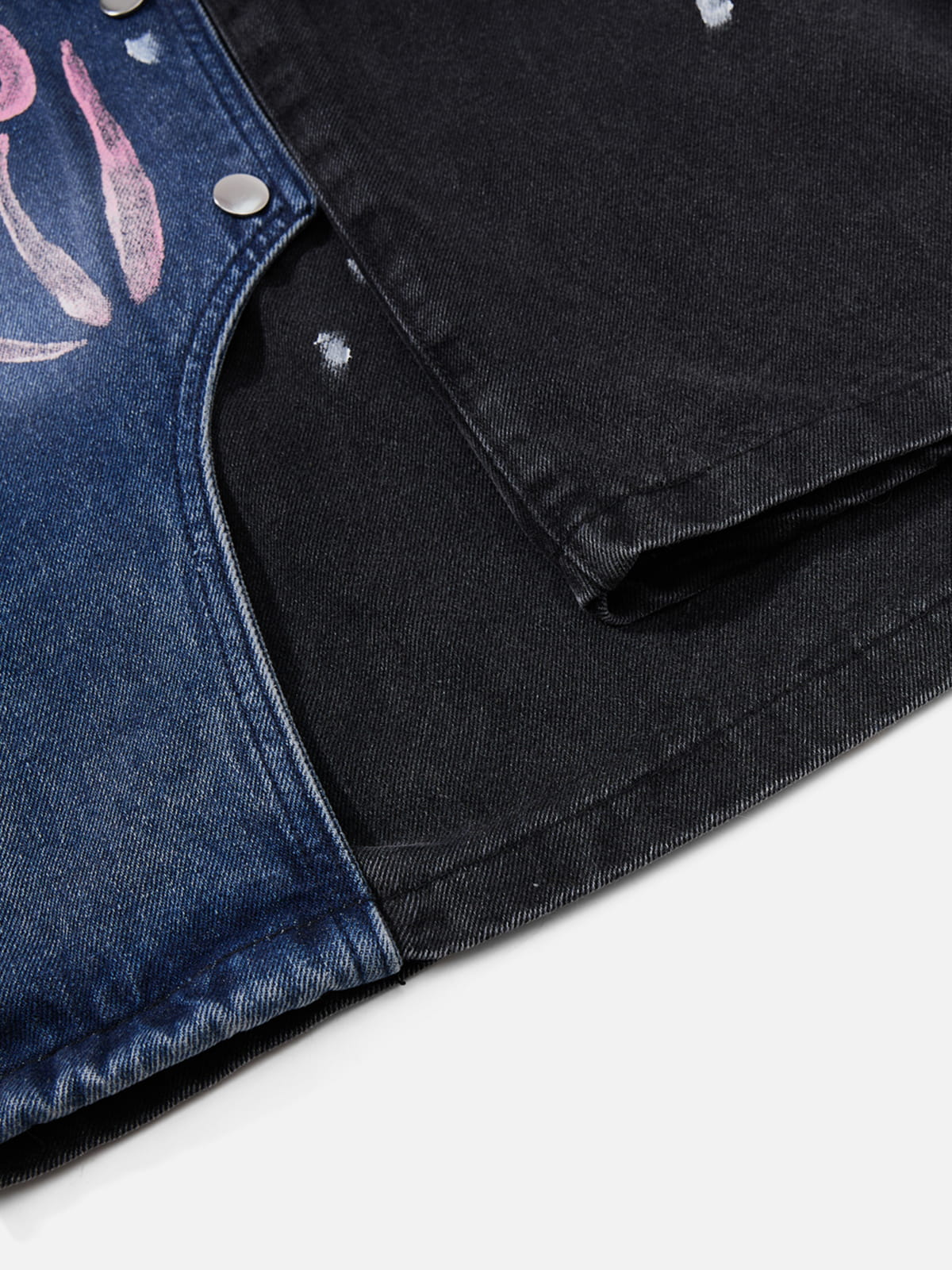 Aelfric Eden Snap Panel Baggy Barrel Jeans