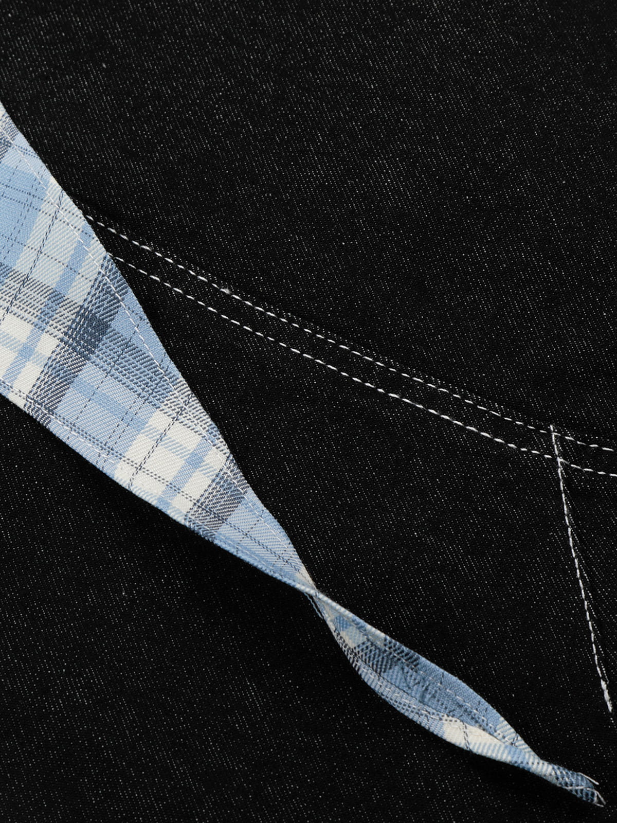 Aelfric Eden Plaid Tie Baggy Barrel Jeans