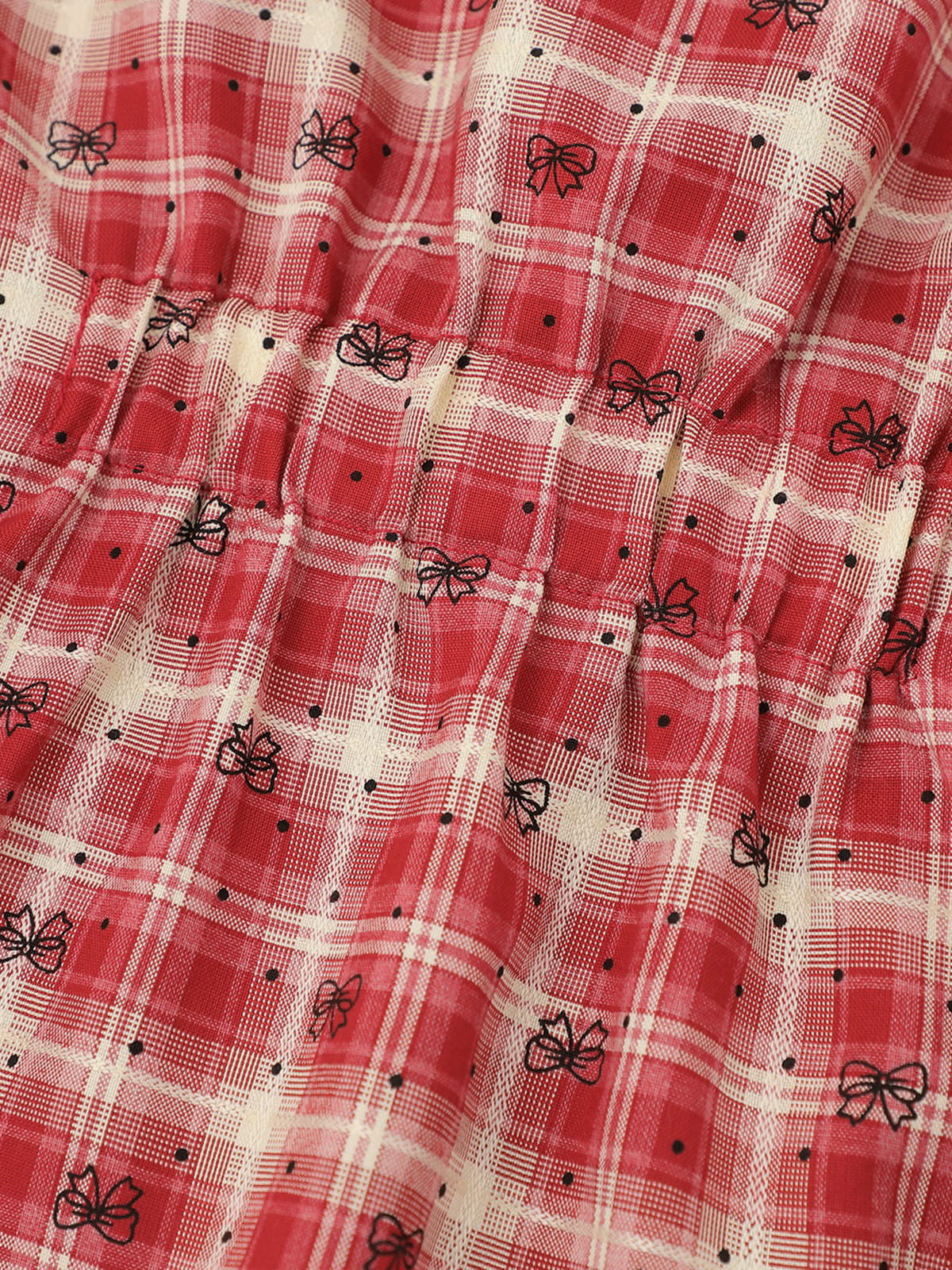 Aelfric Eden Bow Plaid Short Sleeve Shirt