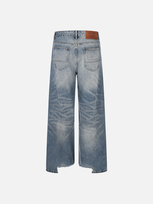 Aelfric Eden Washed Distressed Jeans