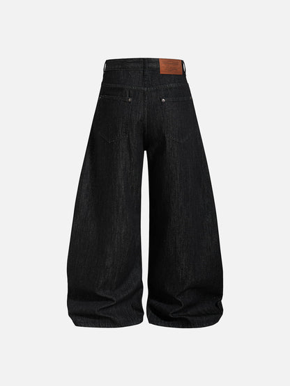 Aelfric Eden Grommet Chain Baggy Barrel Jeans