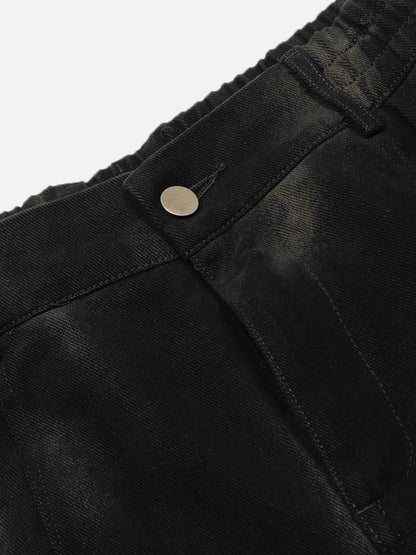 Aelfric Eden Washed Panel Longline Shorts