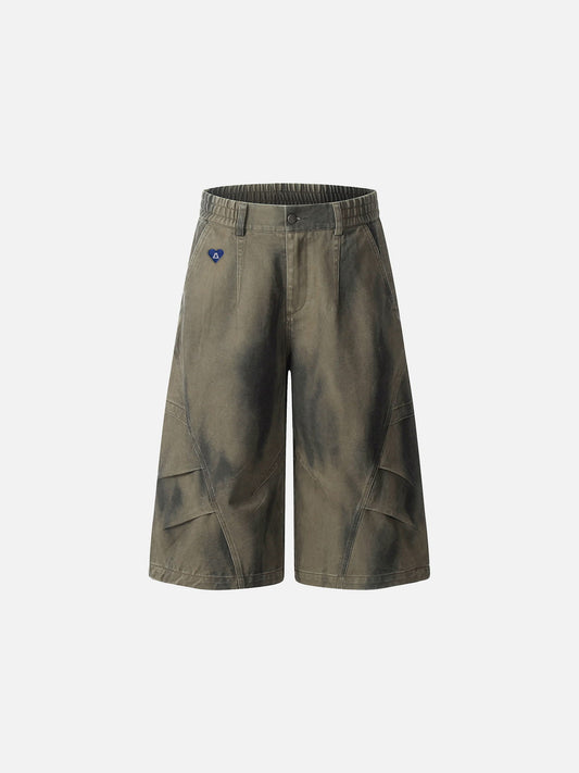 Aelfric Eden Washed Panel Longline Shorts