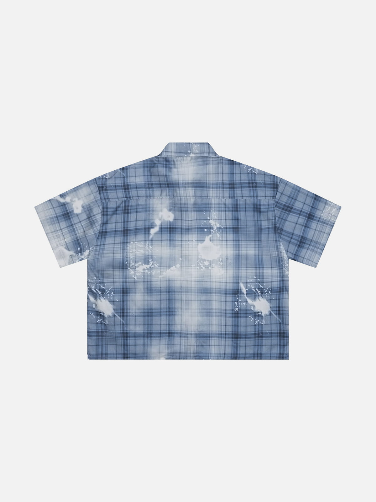 Aelfric Eden Boxy Splash Plaid Short Sleeve Shirt