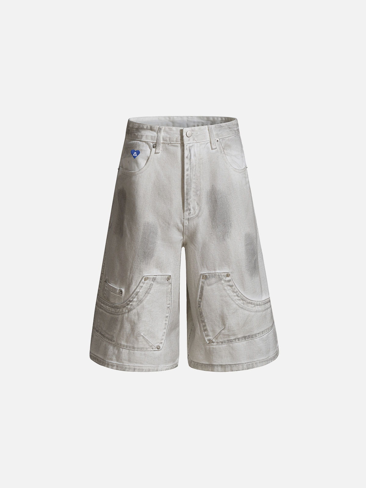 Aelfric Eden Washed Patch Longline Jorts