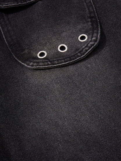 Aelfric Eden Studded Distressed Baggy Jeans