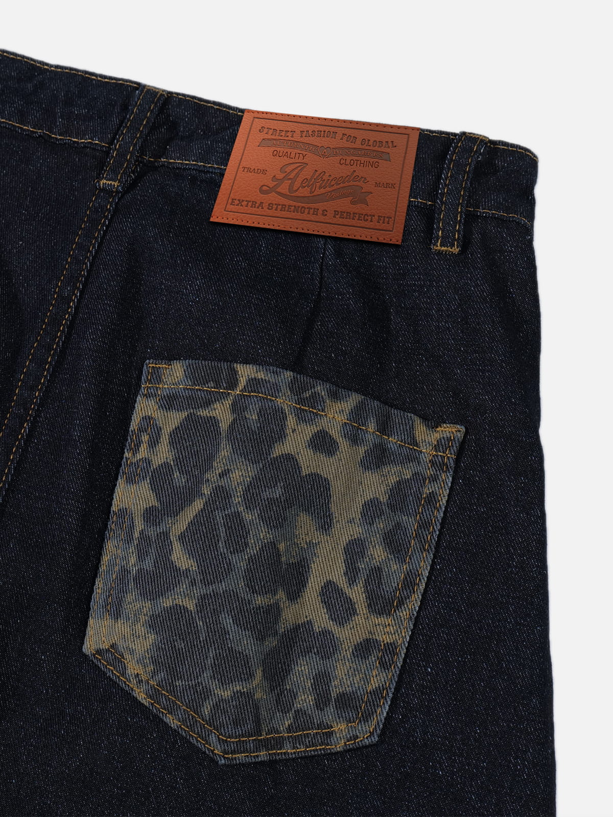 Aelfric Eden Lace-Up Baggy Barrel Jeans