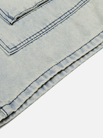 Aelfric Eden Washed Multi Pocket Longline Jorts