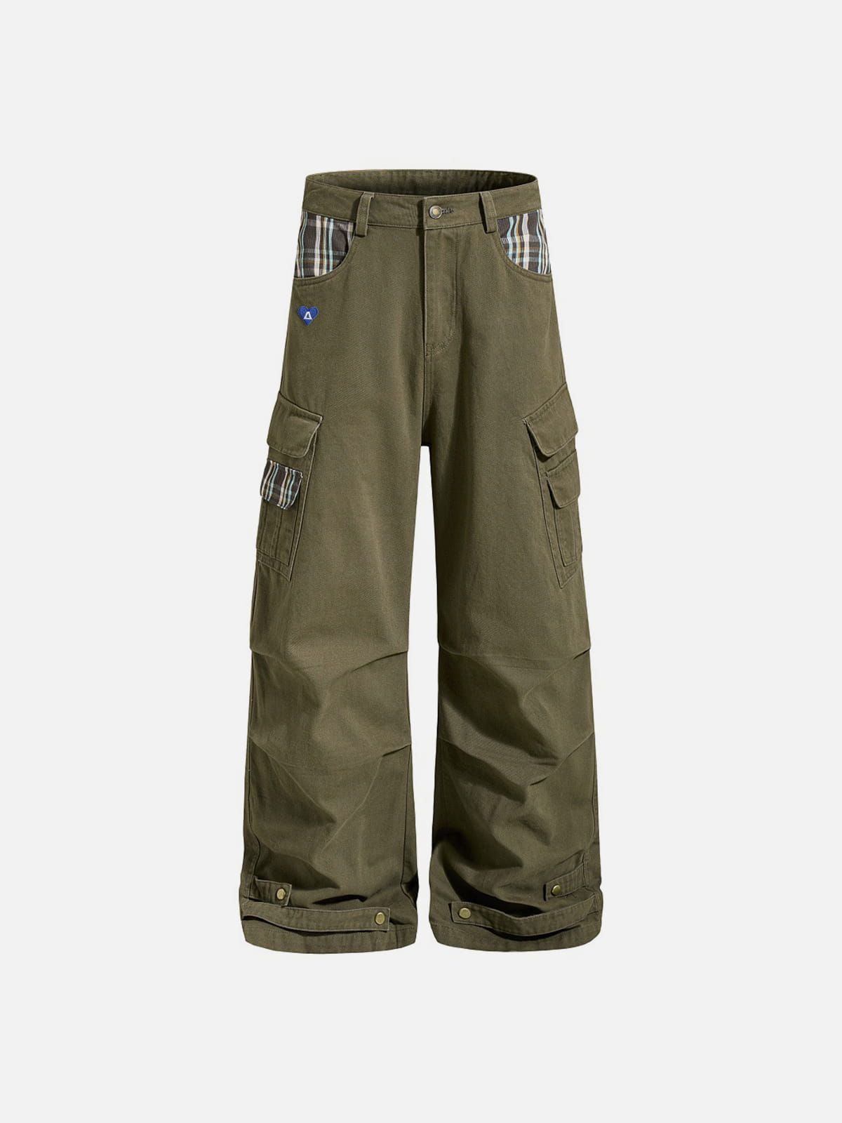 Aelfric Eden Plaid Multi Pocket Cargo Pants