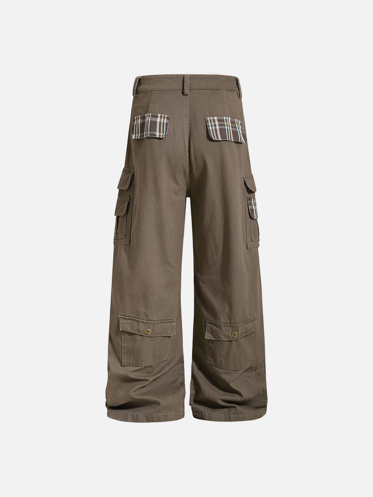 Aelfric Eden Plaid Multi Pocket Cargo Pants