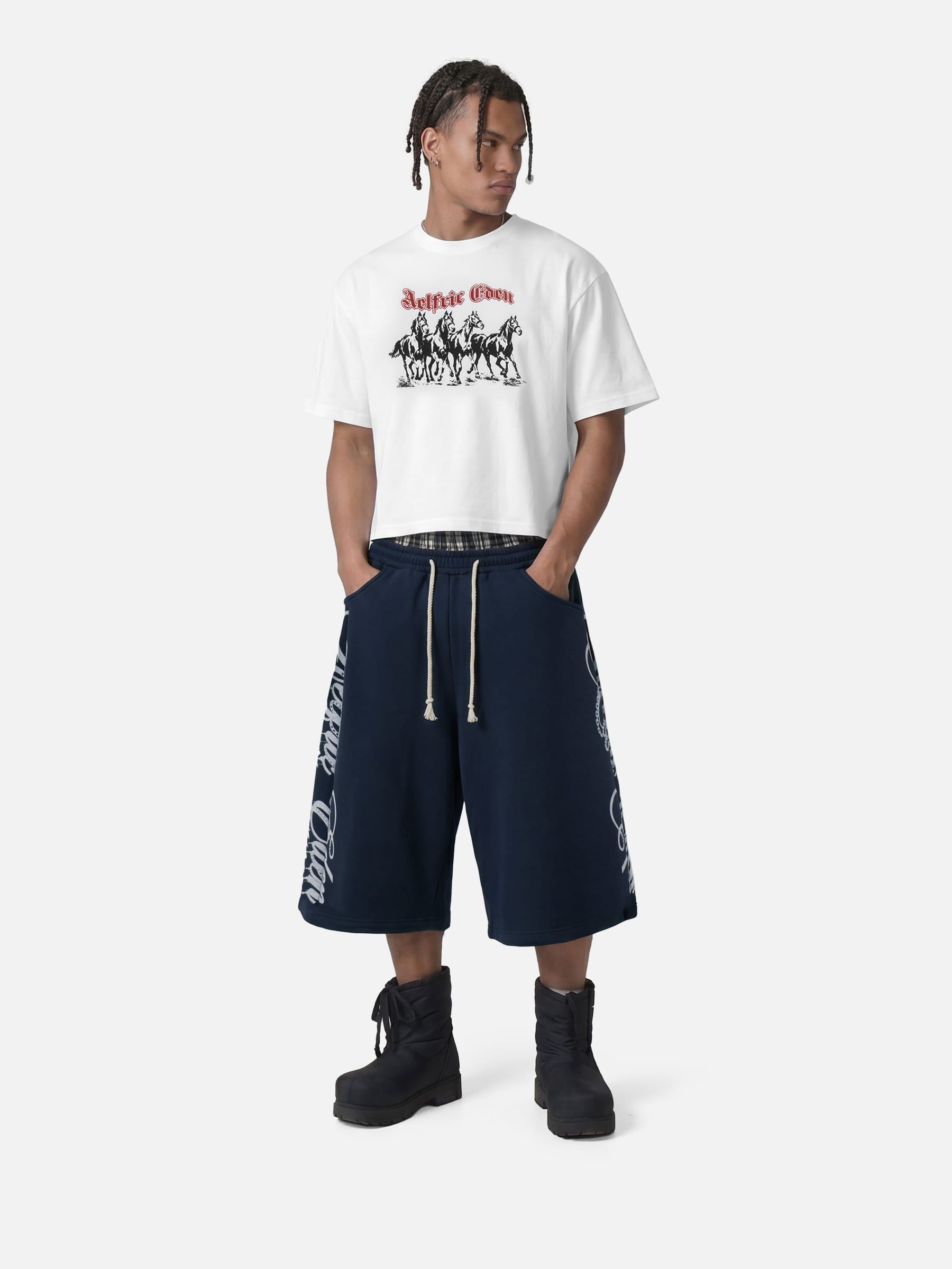 [Pre-Order] Aelfric Eden Double Waist Longline Shorts