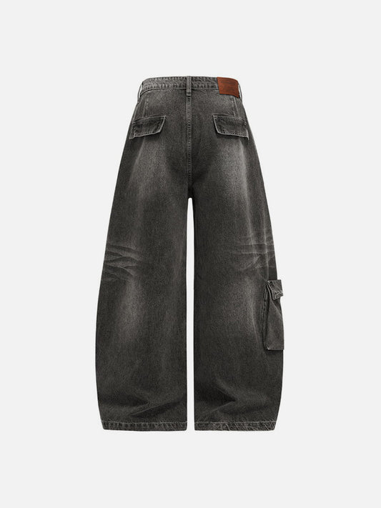 Aelfric Eden Curved Seam Baggy Barrel Jeans