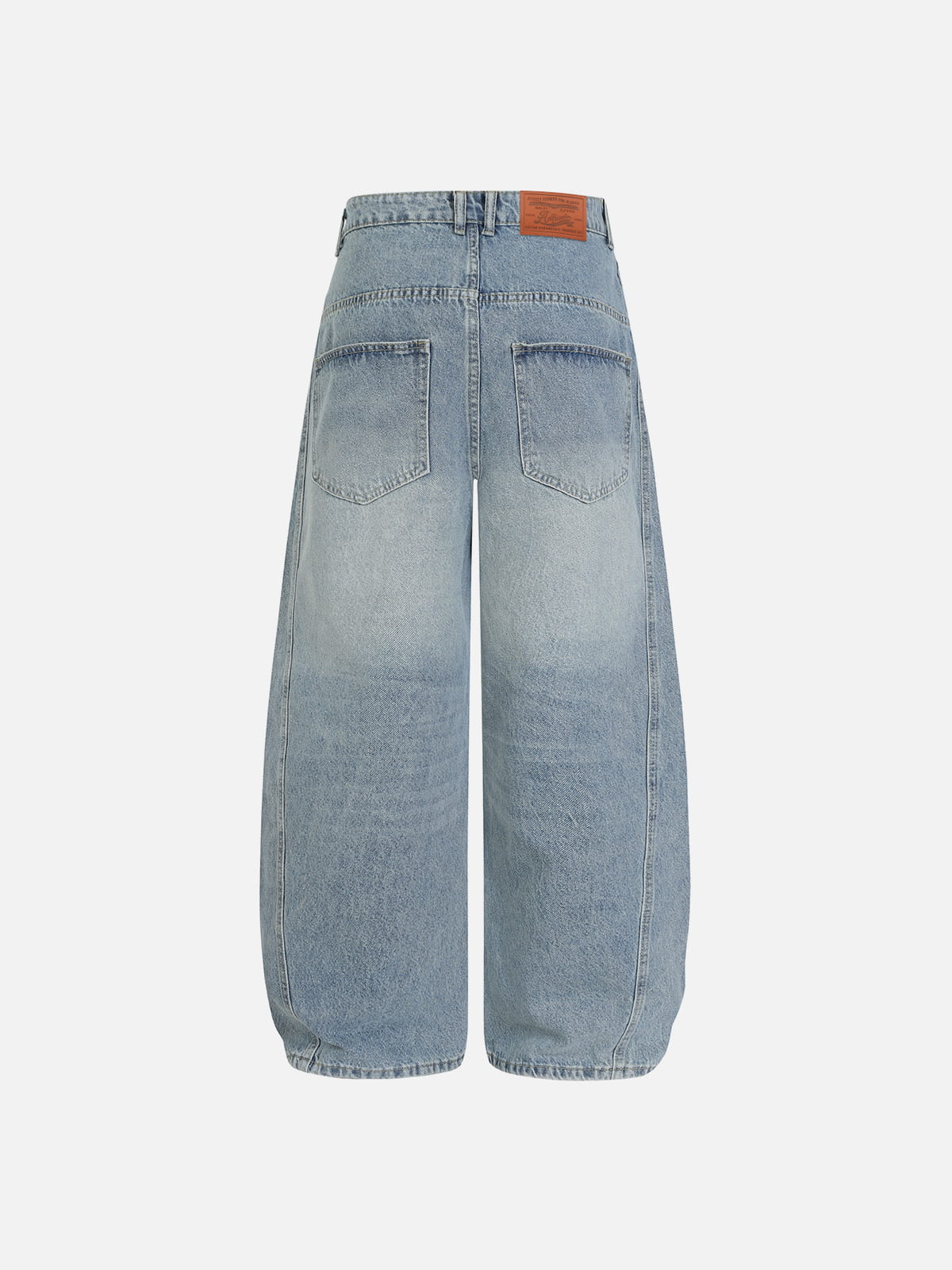 Aelfric Eden Asymmetric Button Baggy Barrel Jeans