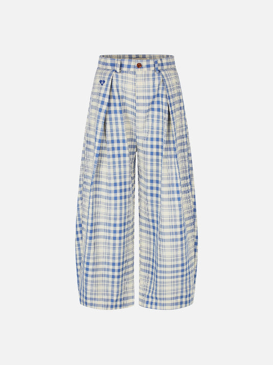 Aelfric Eden Plaid Baggy Barrel Pants