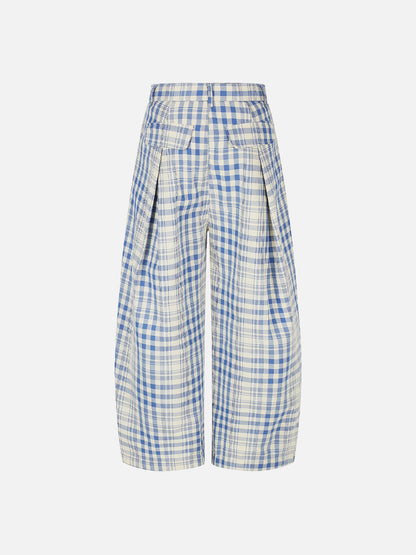 Aelfric Eden Plaid Baggy Barrel Pants