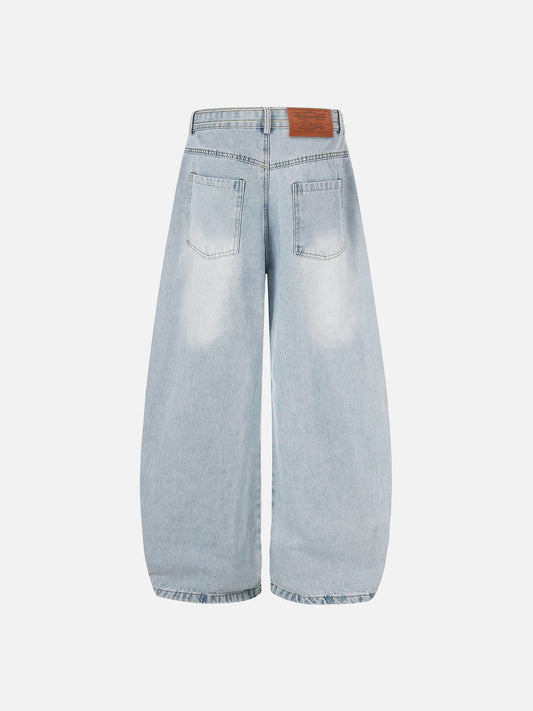 Aelfric Eden Ripped Seam Baggy Barrel Jeans
