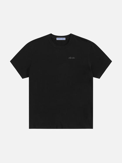 Aelfric Eden Script Embroidered Tee