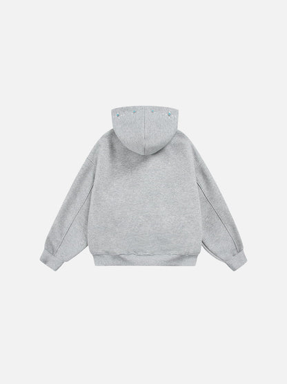 Aelfric Eden Turquoise Zip Up Hoodie