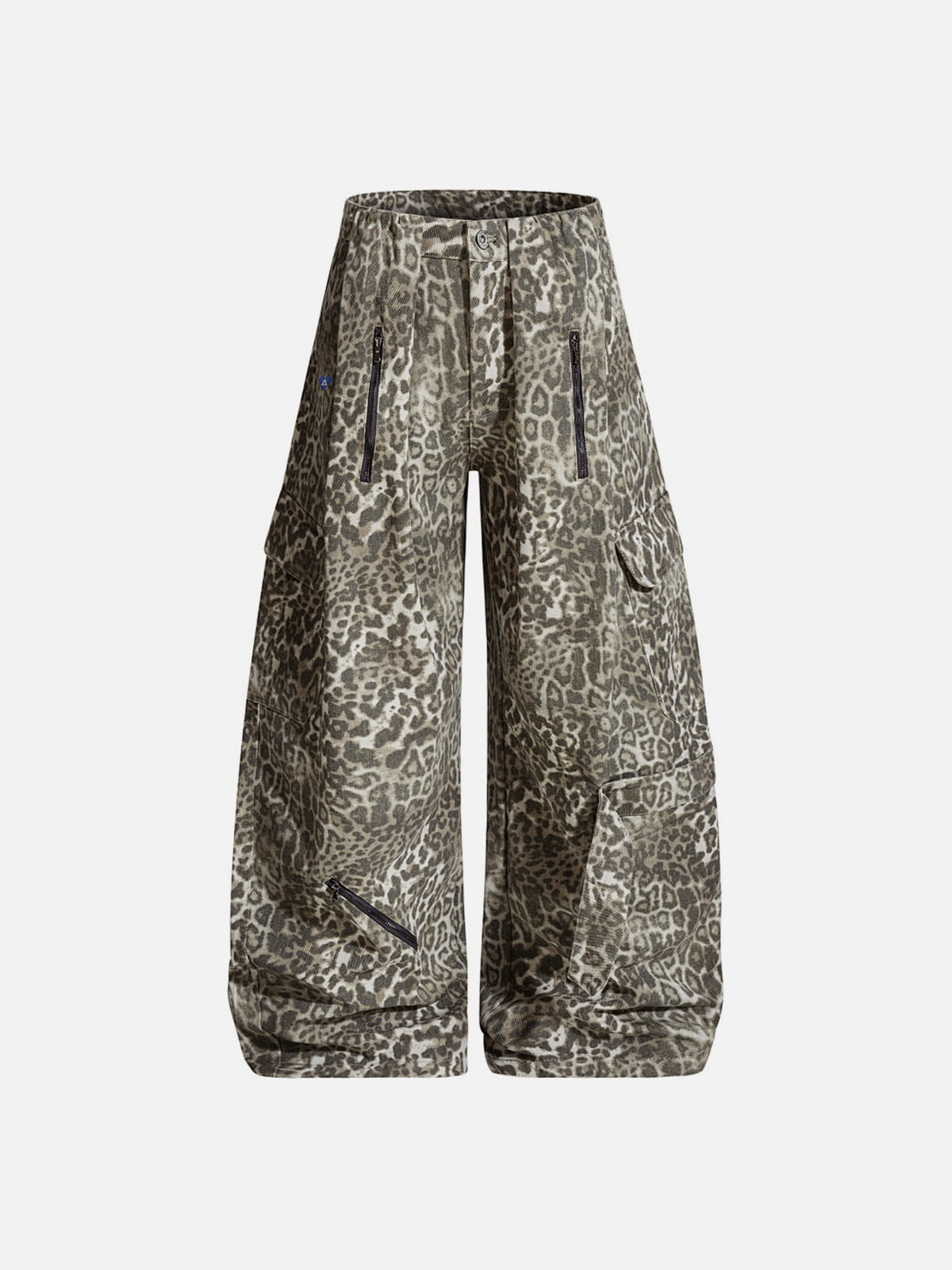 Aelfric Eden Leopard Baggy  Barrel Jeans