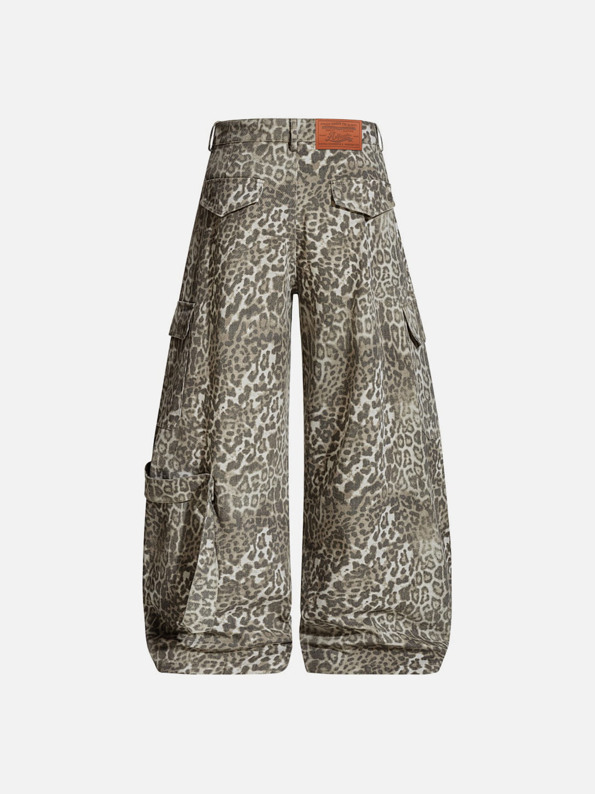 Aelfric Eden Leopard Baggy  Barrel Jeans