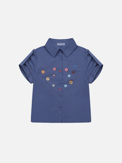 Aelfric Eden Button Plaid Short Sleeve Shirt