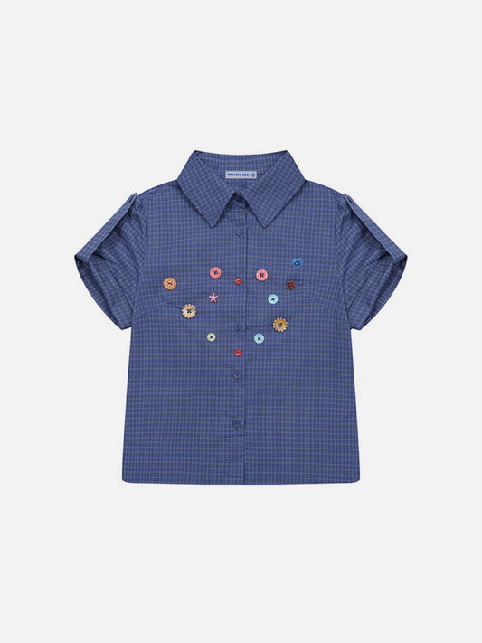 Aelfric Eden Button Plaid Short Sleeve Shirt
