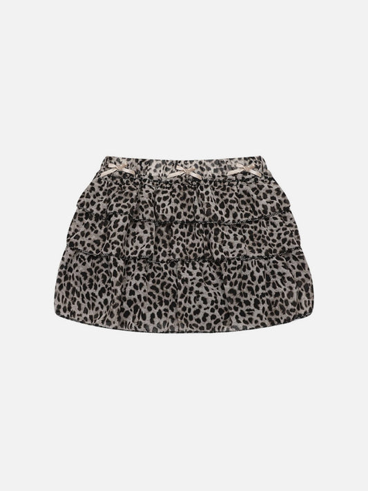 Aelfric Eden Leopard Ruffle Skirt