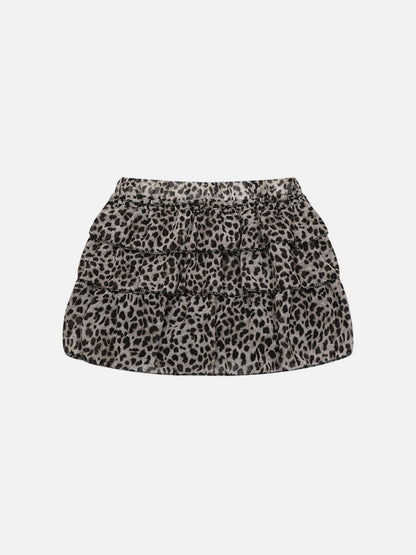 Aelfric Eden Leopard Ruffle Skirt