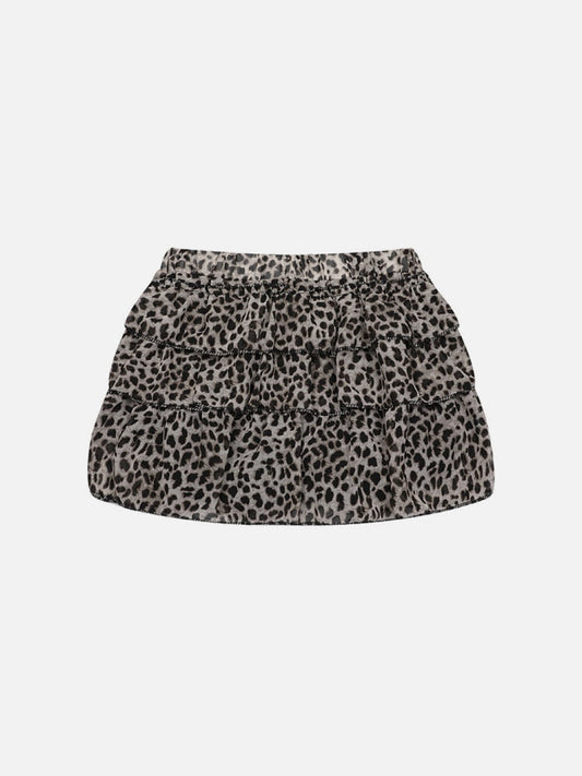 Aelfric Eden Leopard Ruffle Skirt