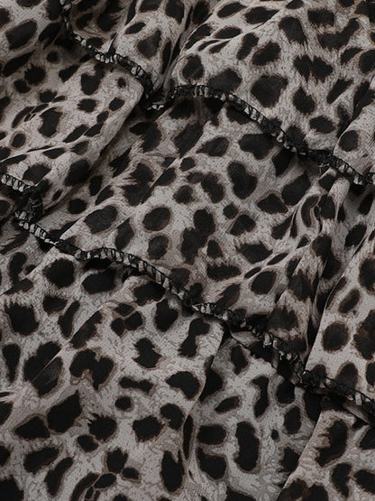 Aelfric Eden Leopard Ruffle Skirt