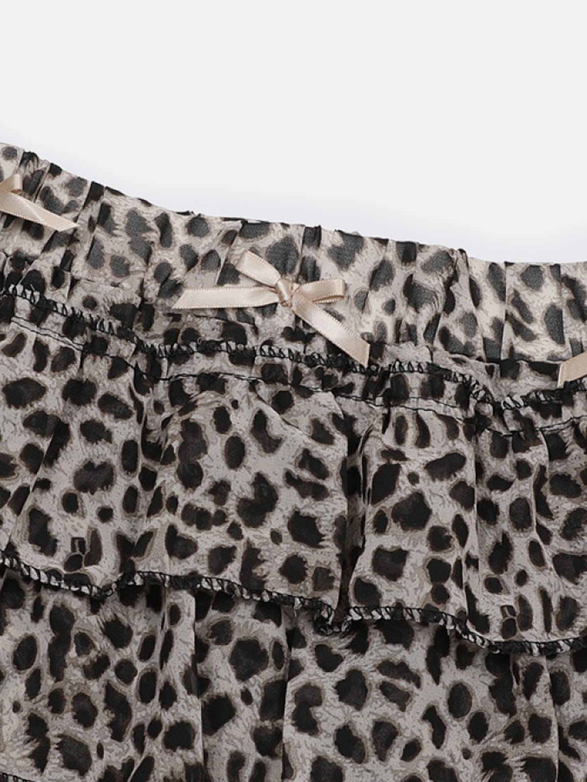 Aelfric Eden Leopard Ruffle Skirt