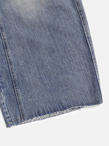 Aelfric Eden Washed Panel Baggy Barrel Jeans