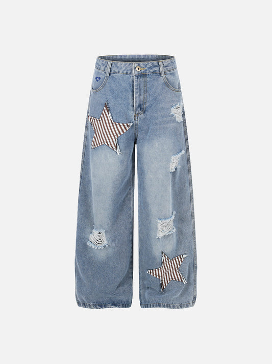 Aelfric Eden Star Patch Jeans