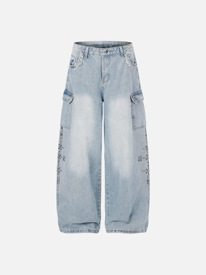 Aelfric Eden Studded Floral Jeans