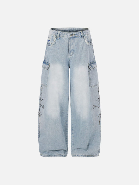 Aelfric Eden Studded Floral Jeans
