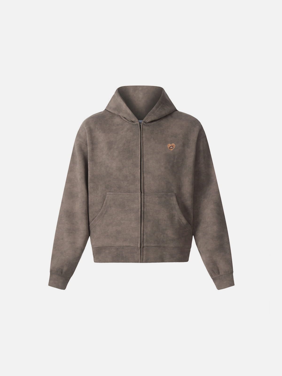 Aelfric Eden Boxy Washed Zip Up Hoodie