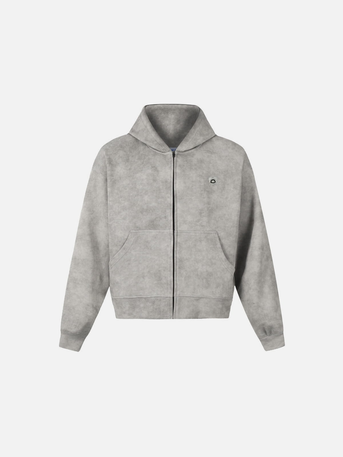 Aelfric Eden Boxy Washed Zip Up Hoodie