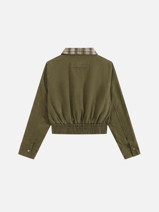 Aelfric Eden Plaid Collar Jacket