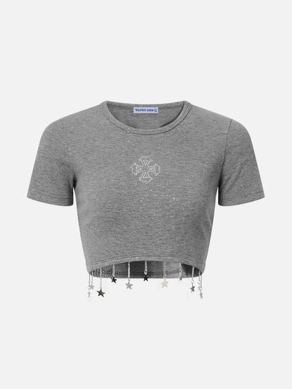 Aelfric Eden Cropped Star Charm Tee