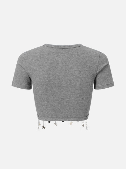 Aelfric Eden Cropped Star Charm Tee