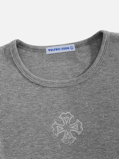 Aelfric Eden Cropped Star Charm Tee
