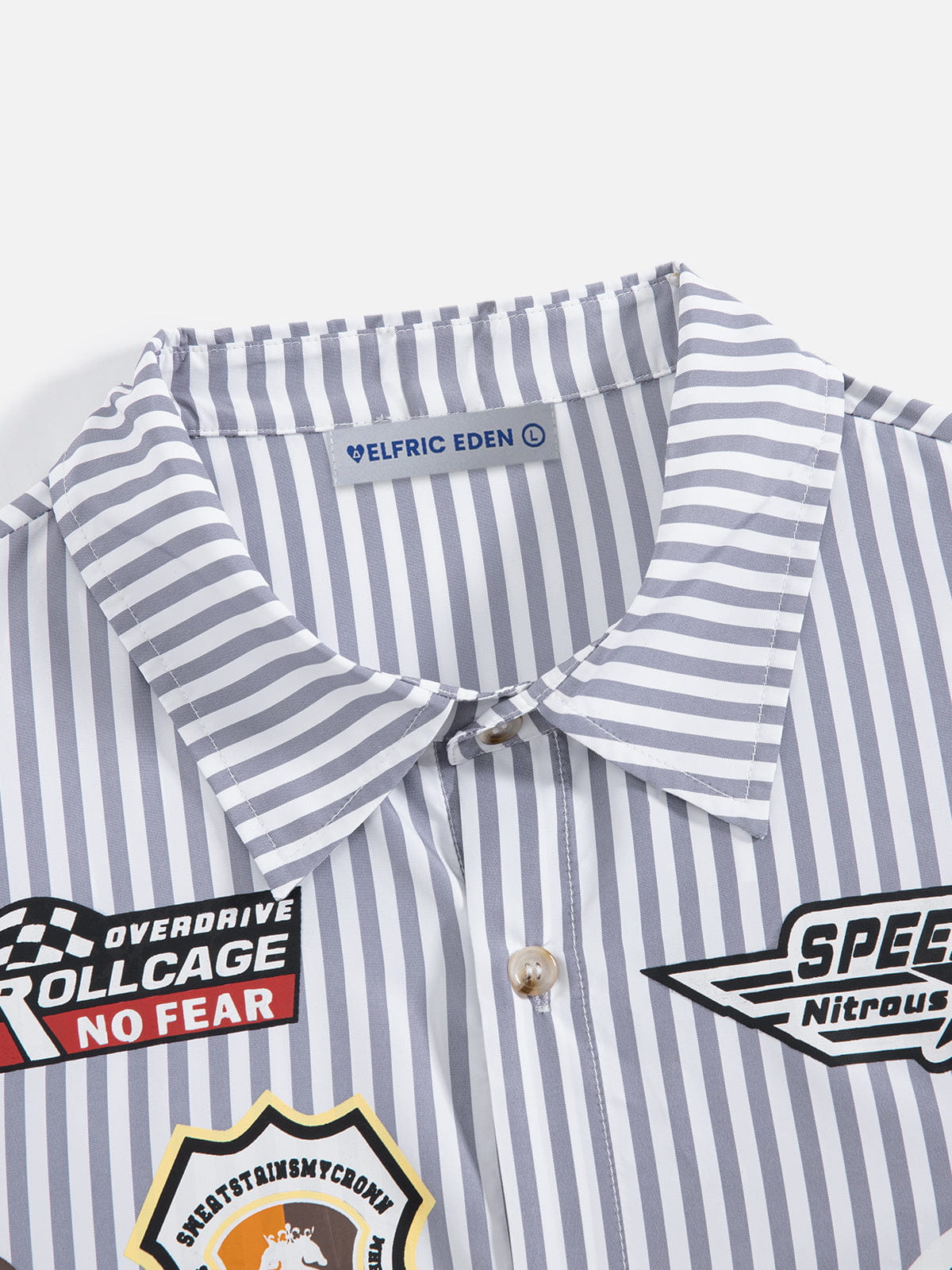 Aelfric Eden Boxy Racing Patch Short Sleeve Shirt