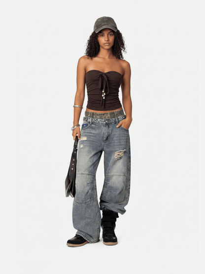 HEIGHT:5'5" WEIGHT:95LBS WEARING:S