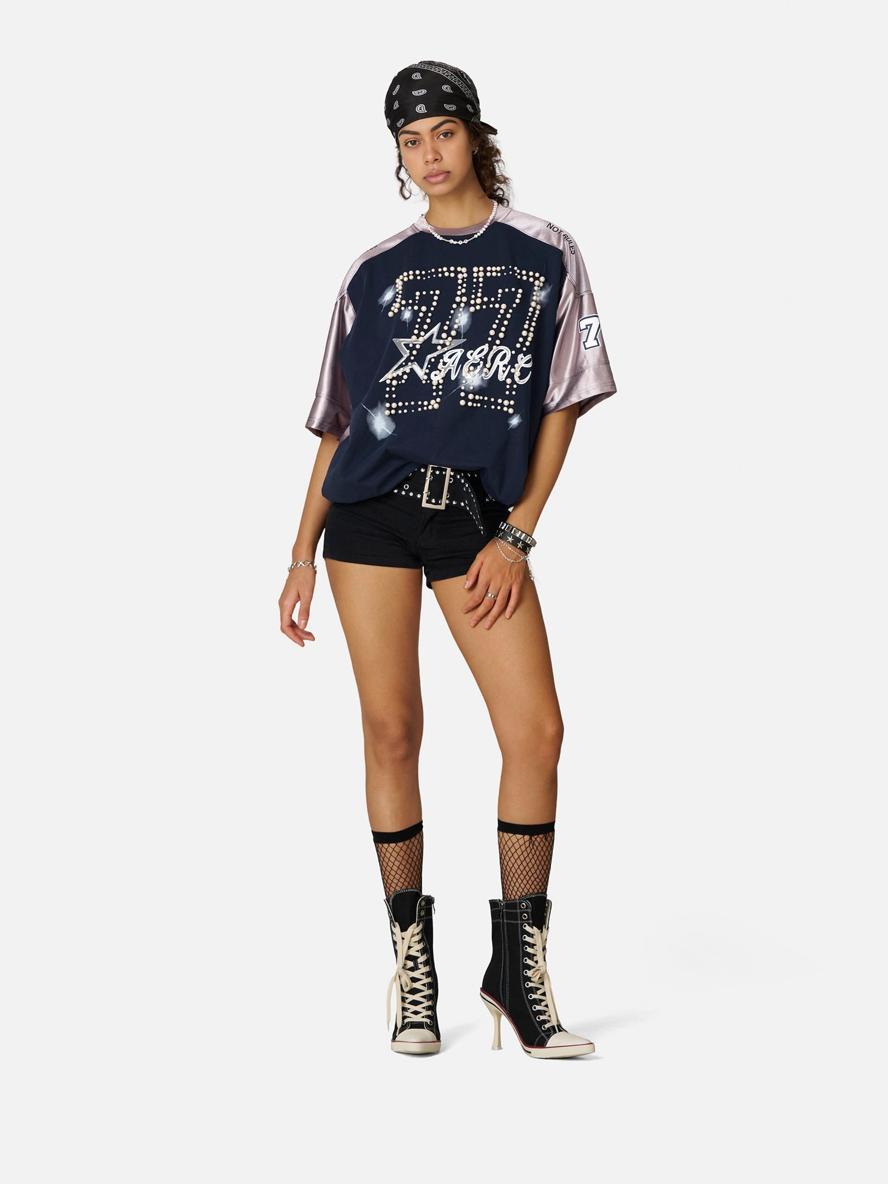 Aelfric Eden Pearl Number Football Jersey