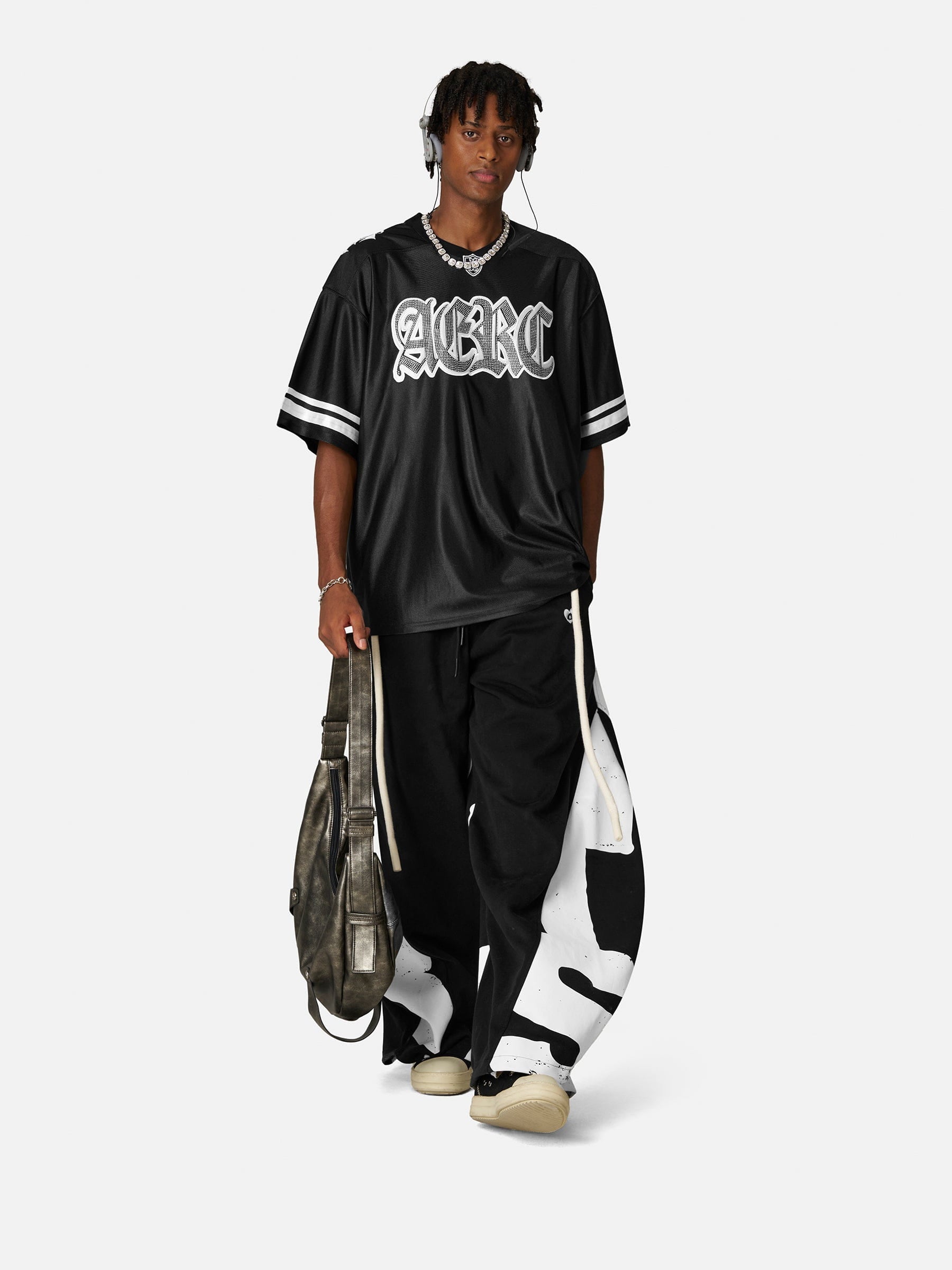 Aelfric Eden Hotfix Rhinestone Football Jersey